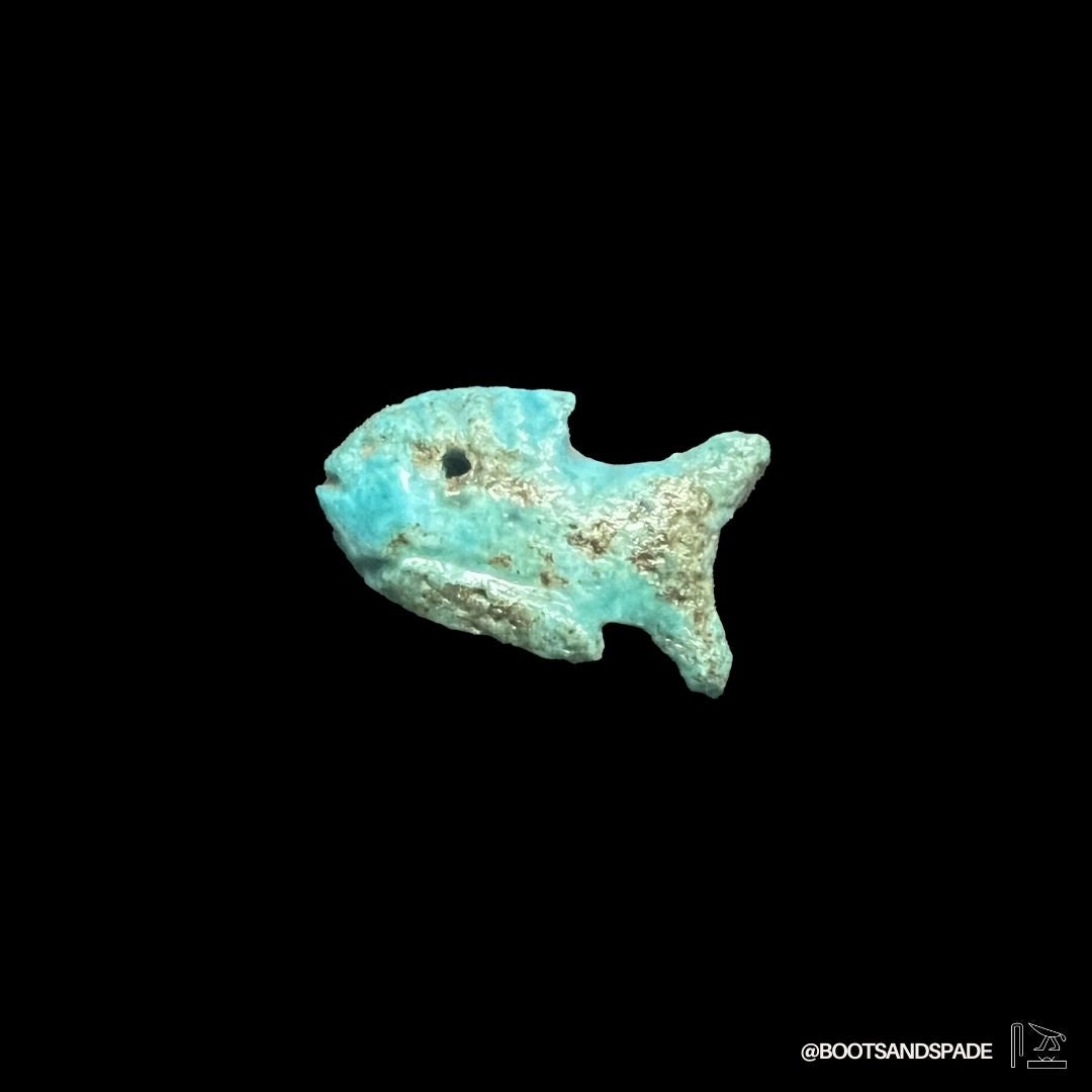 Bonhams & Bodo Bless Egyptian Faience Fish Amulet