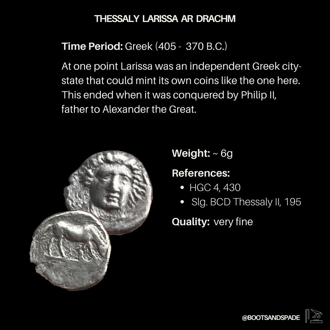 Thessaly Larissa Silver Drachm