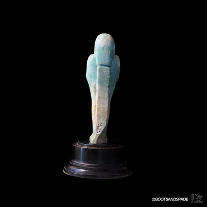 Egyptian Faience Ushabti for Royal Isetemkheb