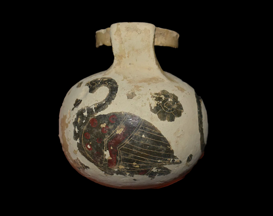 Ancient Corinthian Black-Figured Aryballos